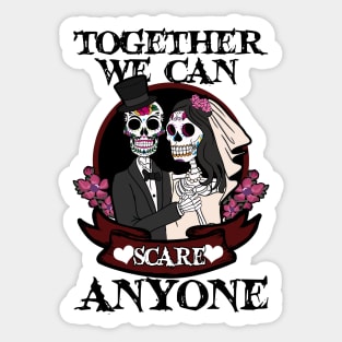 Halloween Couples Matching Sticker